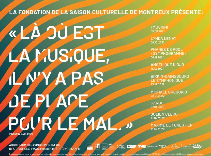 La Saison culturelle est relancée à l'Auditorium Stravinsky de Montreux 